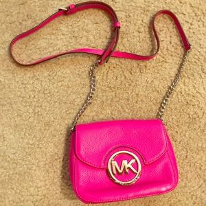 Michael Kors Hot Pink Crossbody Bag